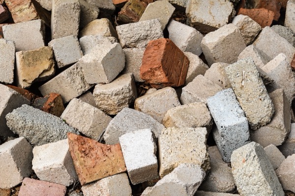 Recycled crushed concrete aggregate