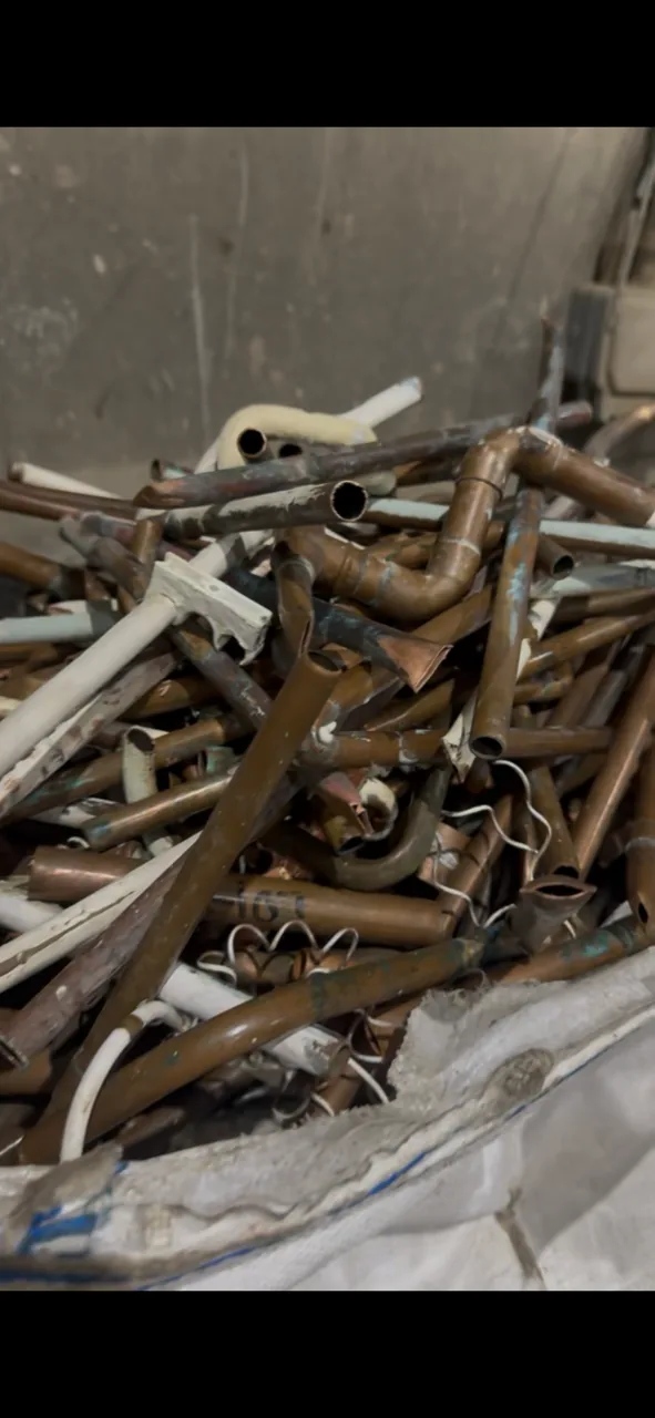 Heavy copper pipe and fittings